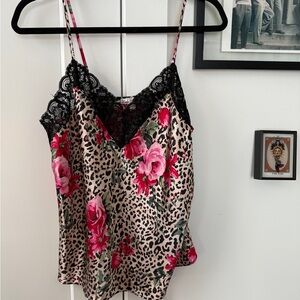 Linea Donatella Camisole with Floral and Lace Details